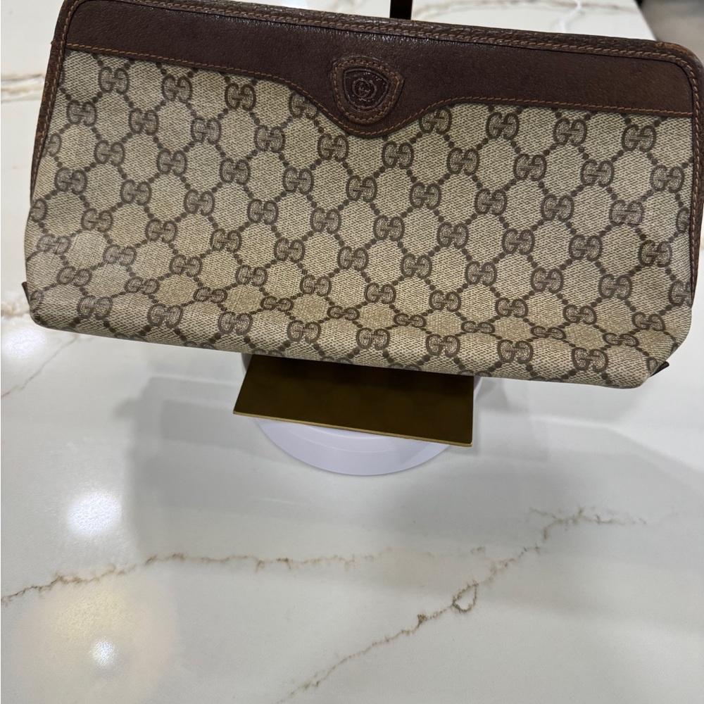 Vintage Gucci GG Supreme Clutch Pouch – Made in Italy - Picture 14 of 15